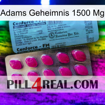 Adams Secret 1500 Mg 35